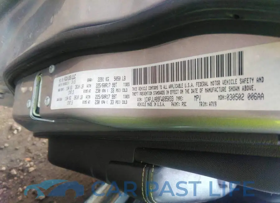 1C4PJLAB9FW695033# 9