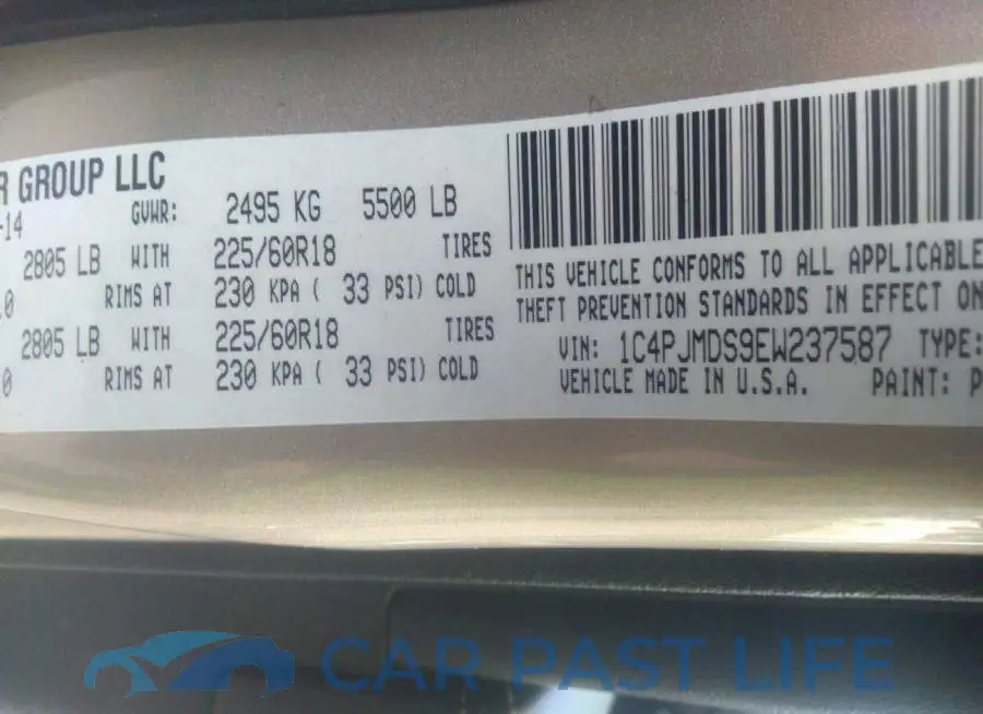 1C4PJMDS9EW237587# 9