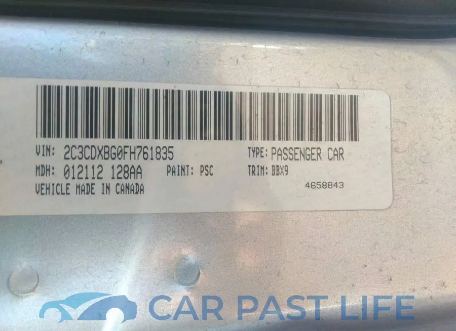 2C3CDXBG0FH761835# 9