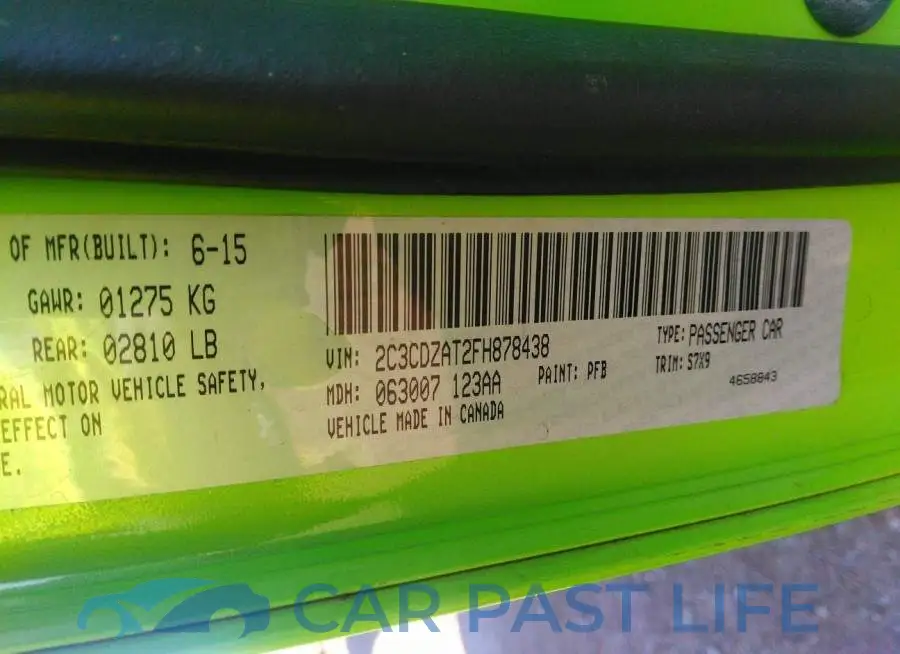 2C3CDZAT2FH878438# 9