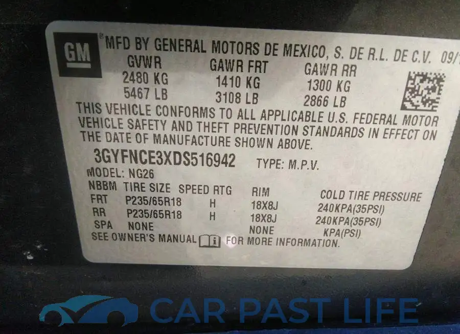 3GYFNCE3XDS516942# 9
