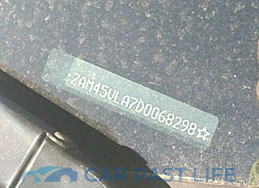 ZAM45VLA7D0068298# 9