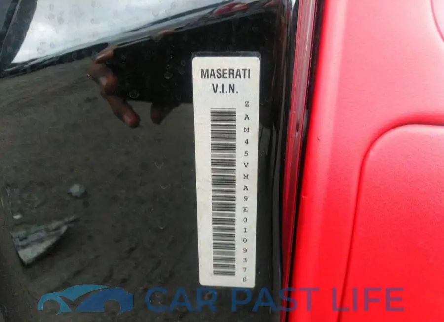 ZAM45VMA9E0109370# 9