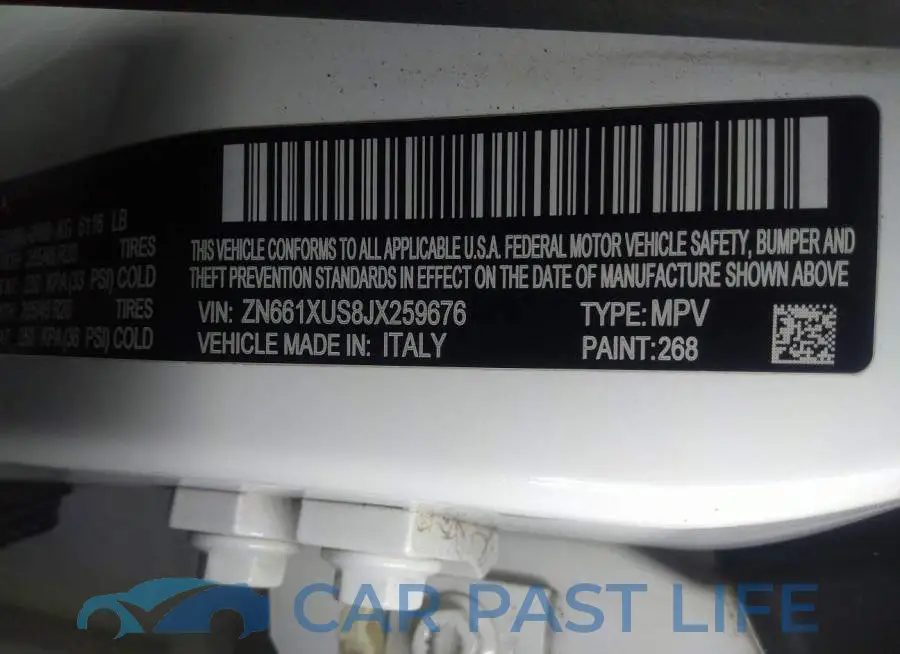 ZN661XUS8JX259676# 9