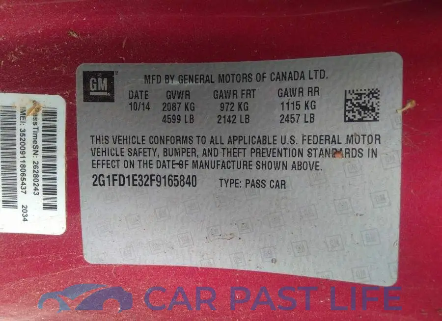 2G1FD1E32F9165840# 9