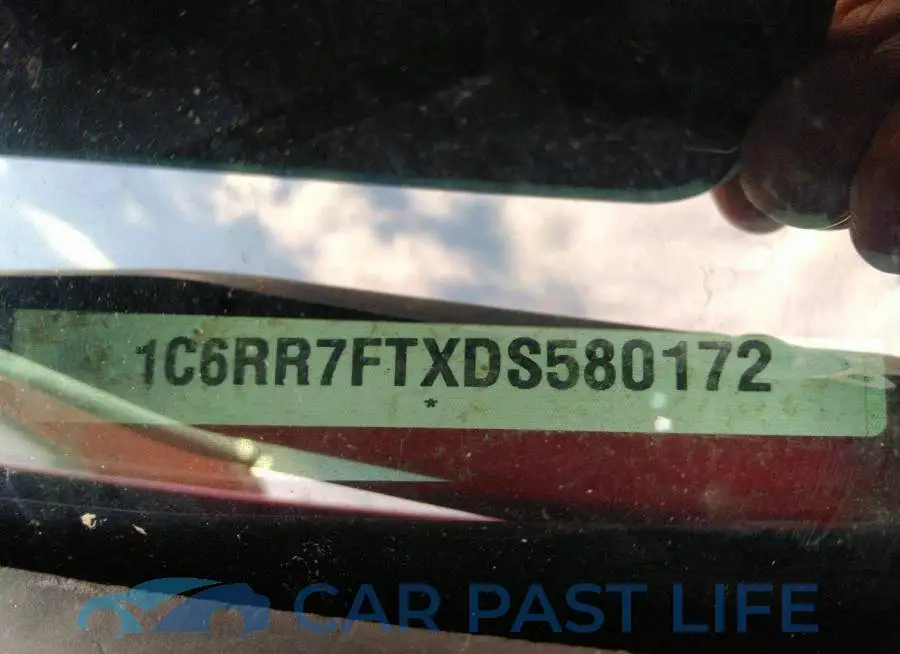 1C6RR7FTXDS580172# 9