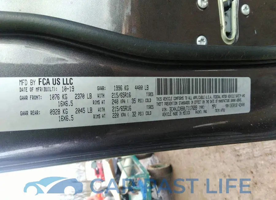 3C4NJCAB0LT117699# 9
