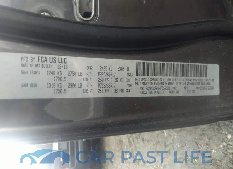 3C4PDCAB0HT552519# 9