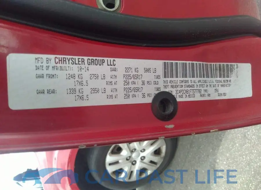 3C4PDCAB1FT577782# 9
