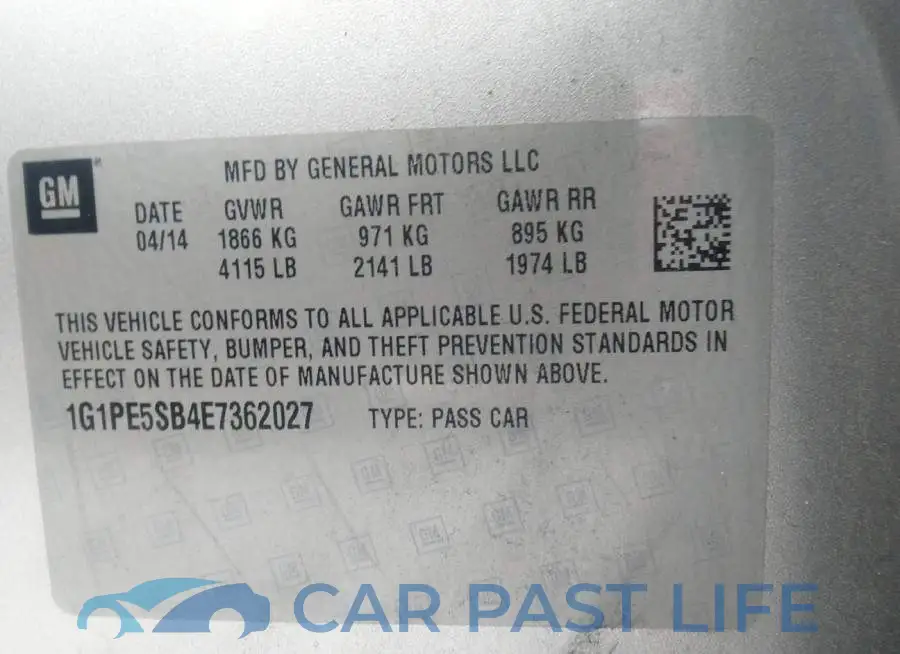 1G1PE5SB4E7362027# 9