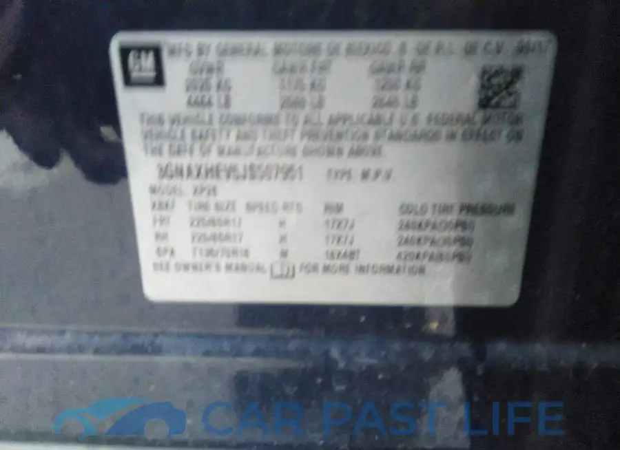 3GNAXHEV5JS507951# 9
