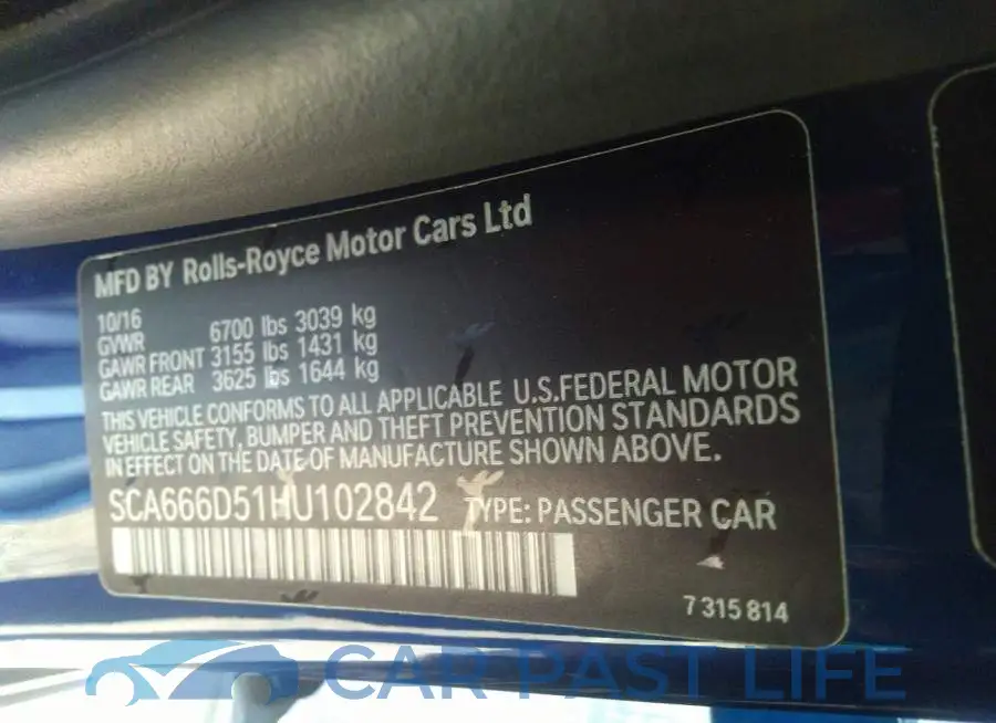 SCA666D51HU102842# 9