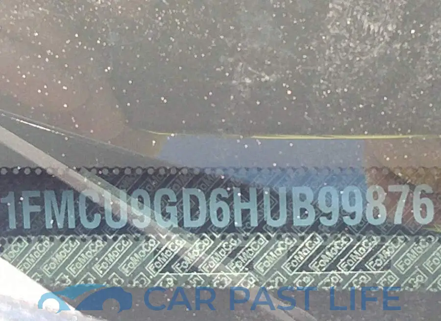 1FMCU9GD6HUB99876# 9