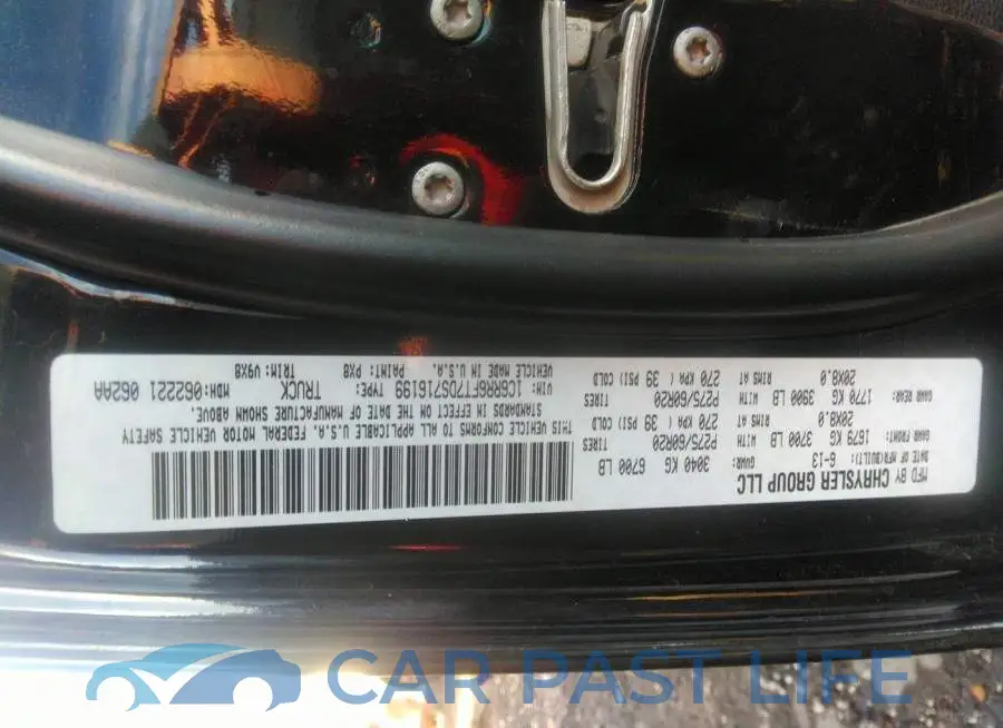 1C6RR6FT7DS716199# 9