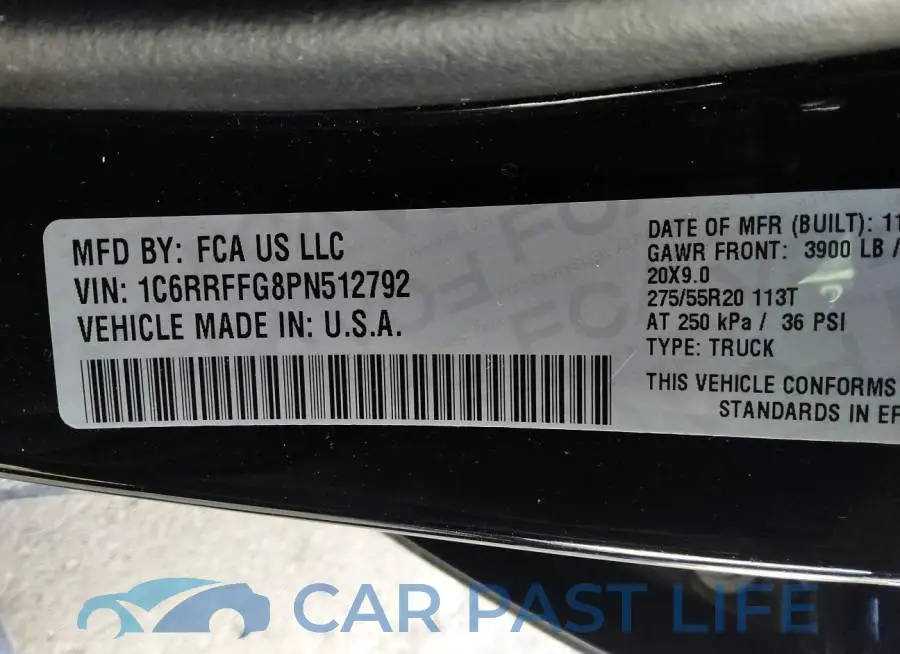 1C6RRFFG8PN512792# 9