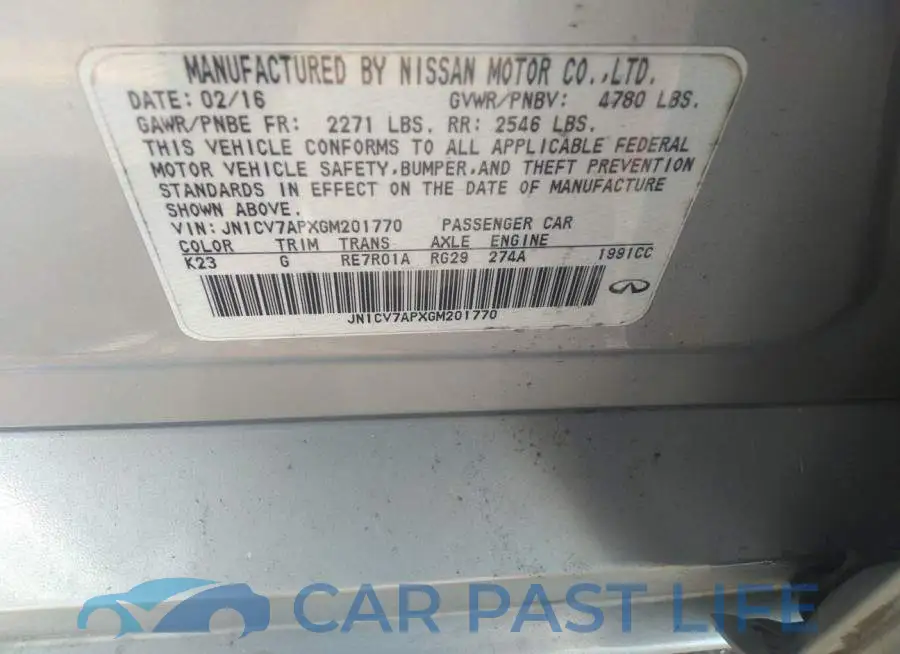 JN1CV7APXGM201770# 9