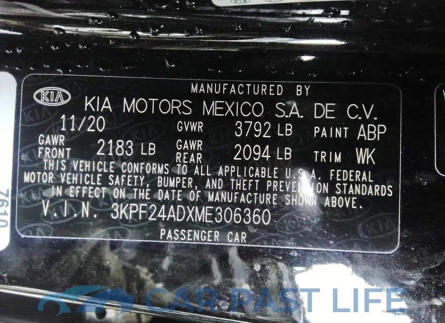 3KPF24ADXME306360# 9