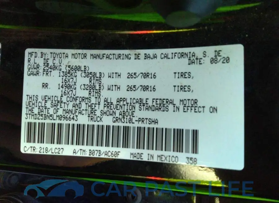 3TMDZ5BN5LM096643# 9