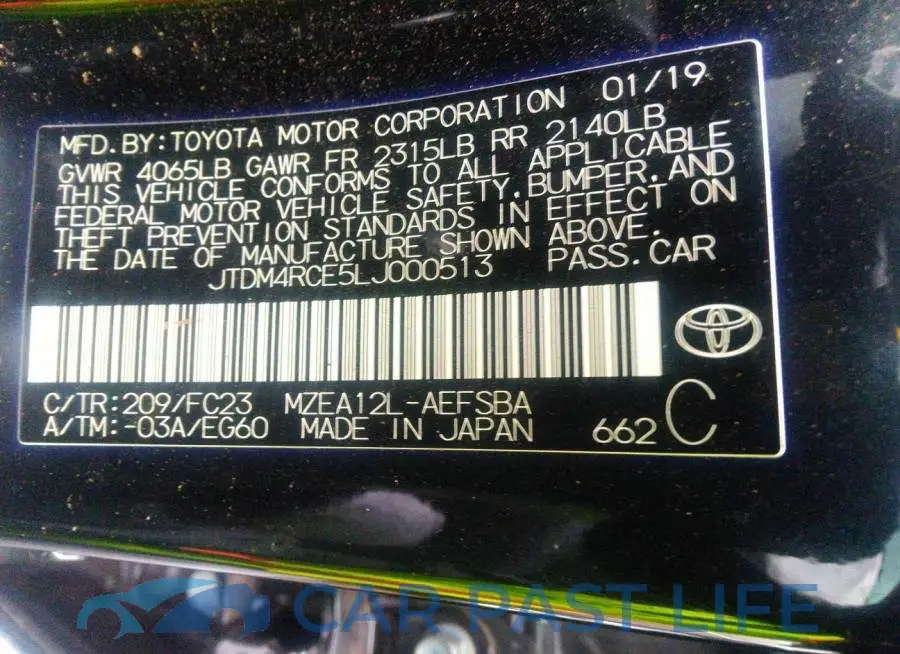 JTDM4RCE5LJ000513# 9