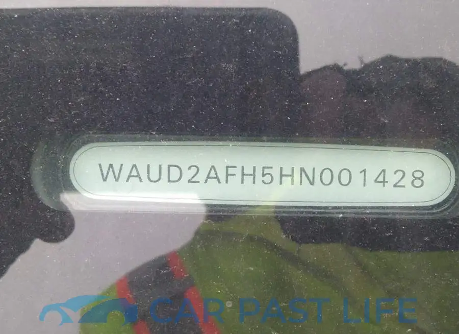 WAUD2AFH5HN001428# 9
