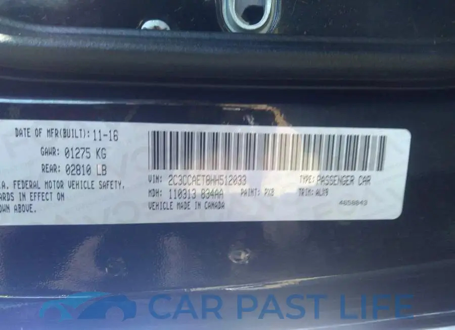 2C3CCAET8HH512033# 9