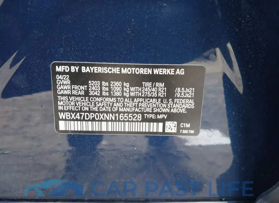 WBX47DP0XNN165528# 9
