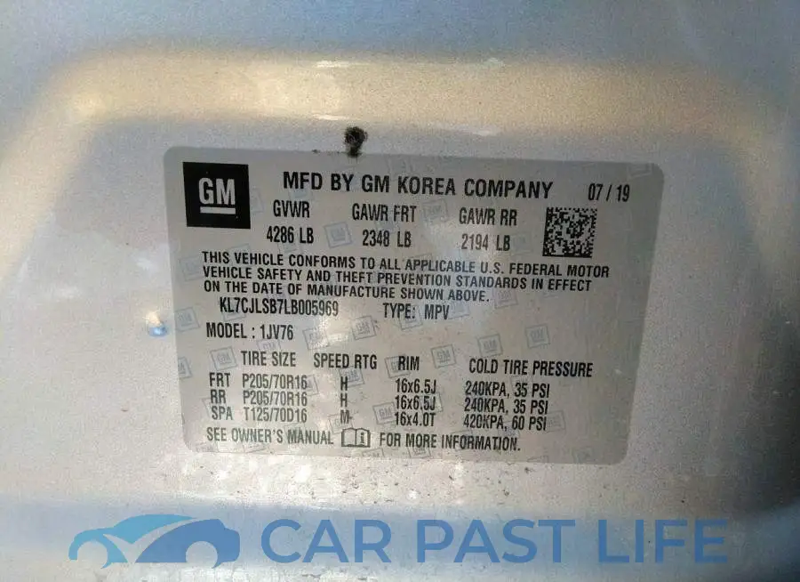 KL7CJLSB7LB005969# 9
