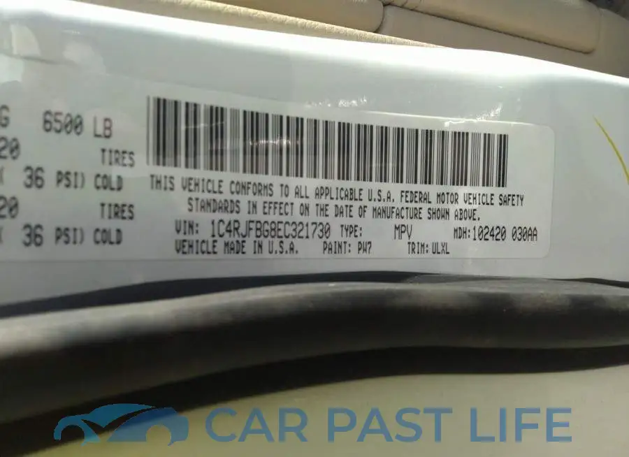1C4RJFBG8EC321730# 9
