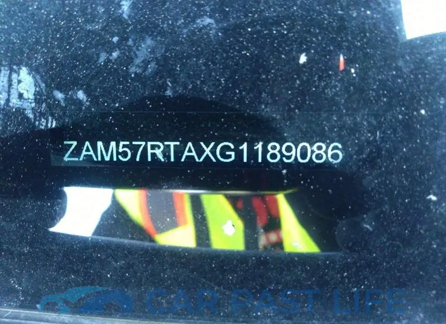 ZAM57RTAXG1189086# 9
