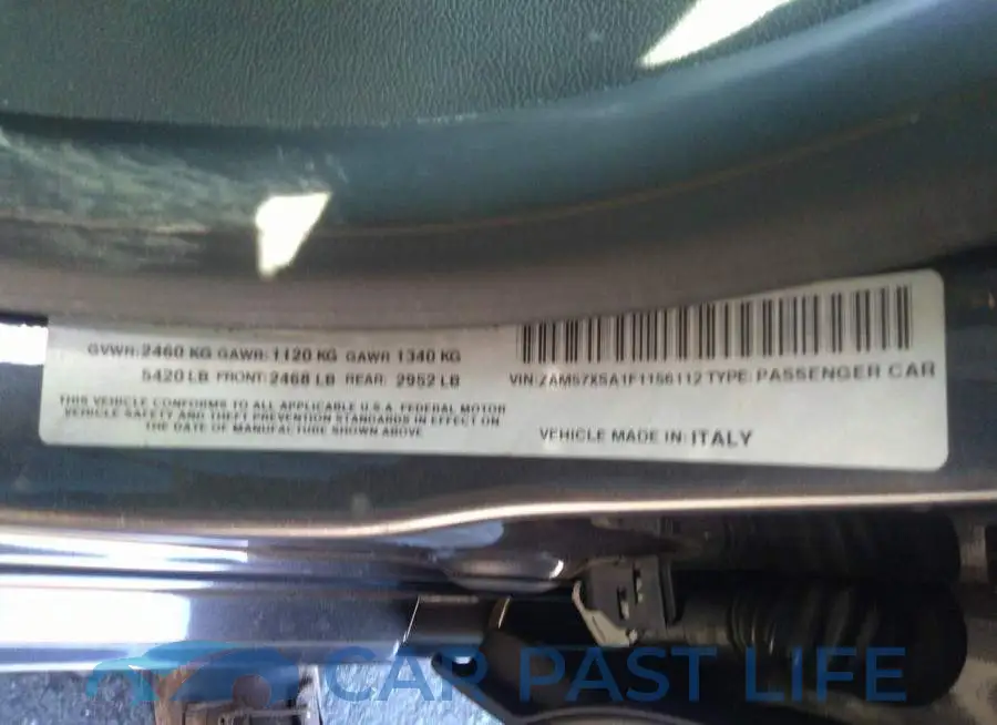 ZAM57XSA1F1156112# 9