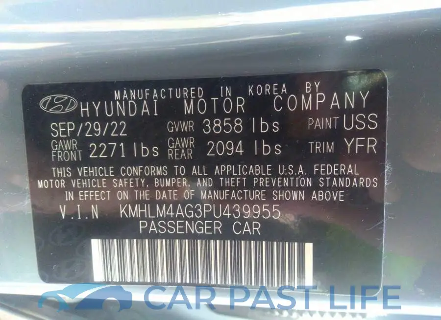 KMHLM4AG3PU439955# 9