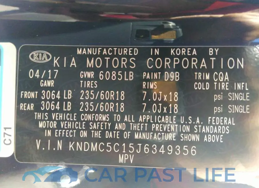KNDMC5C15J6349356# 9