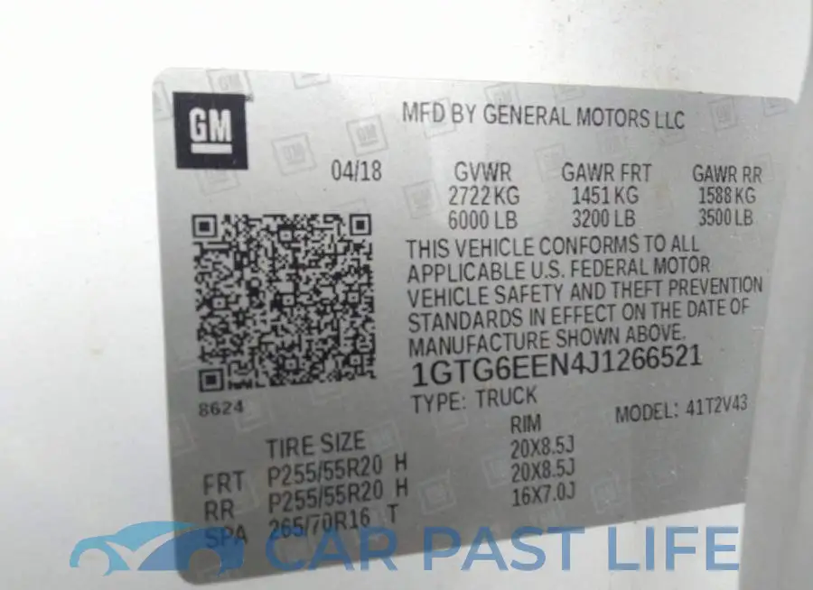 1GTG6EEN4J1266521# 9