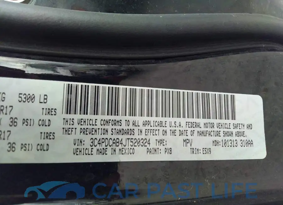 3C4PDCAB4JT520324# 9