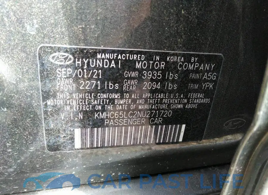 KMHC65LC2NU271720# 9