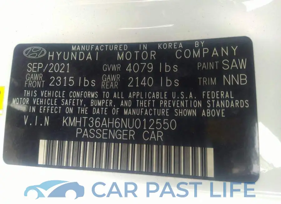 KMHT36AH6NU012550# 9