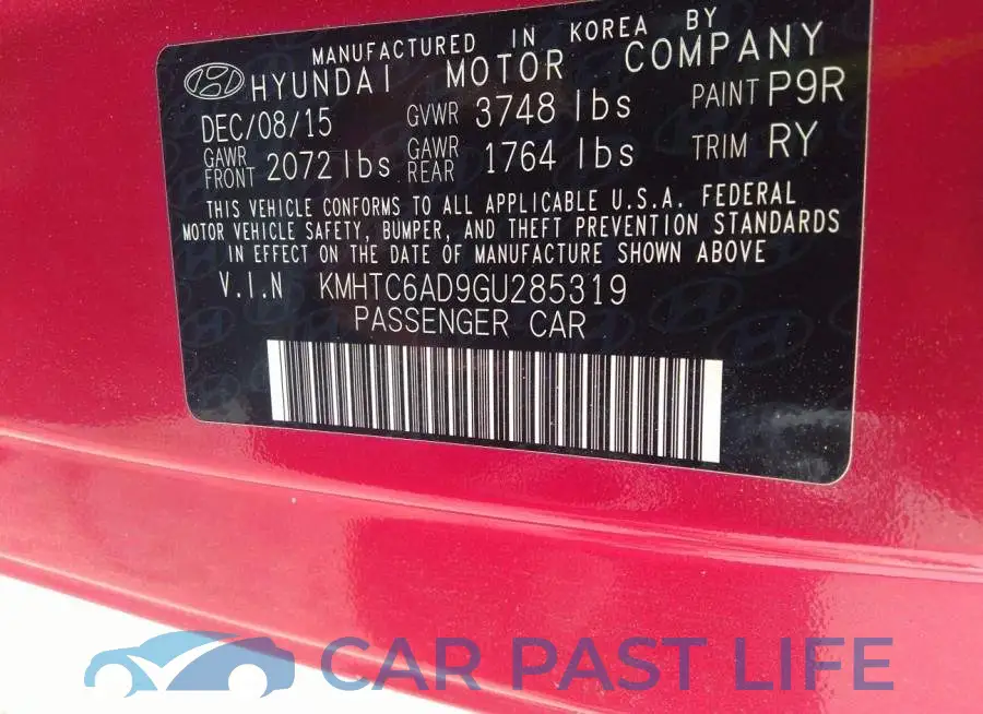 KMHTC6AD9GU285319# 9