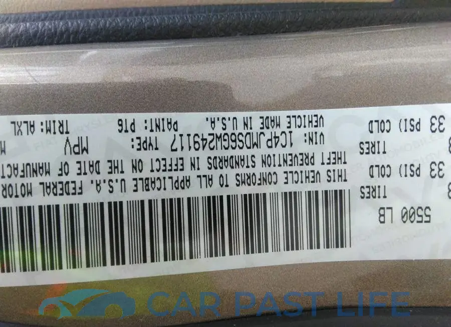 1C4PJMDS6GW249117# 9