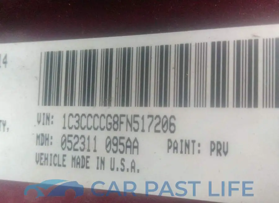 1C3CCCCG8FN517206# 9