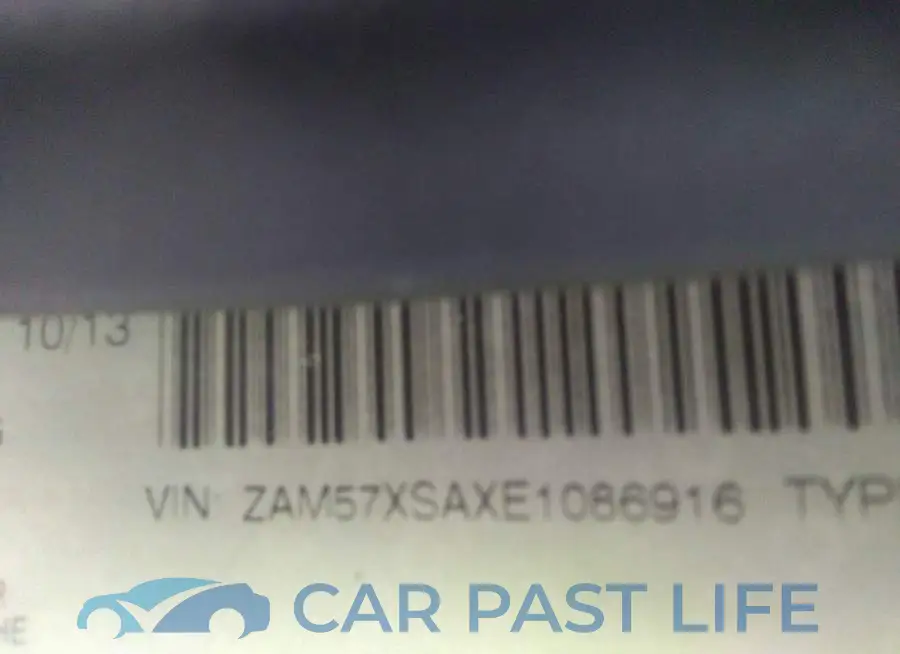 ZAM57XSAXE1086916# 9