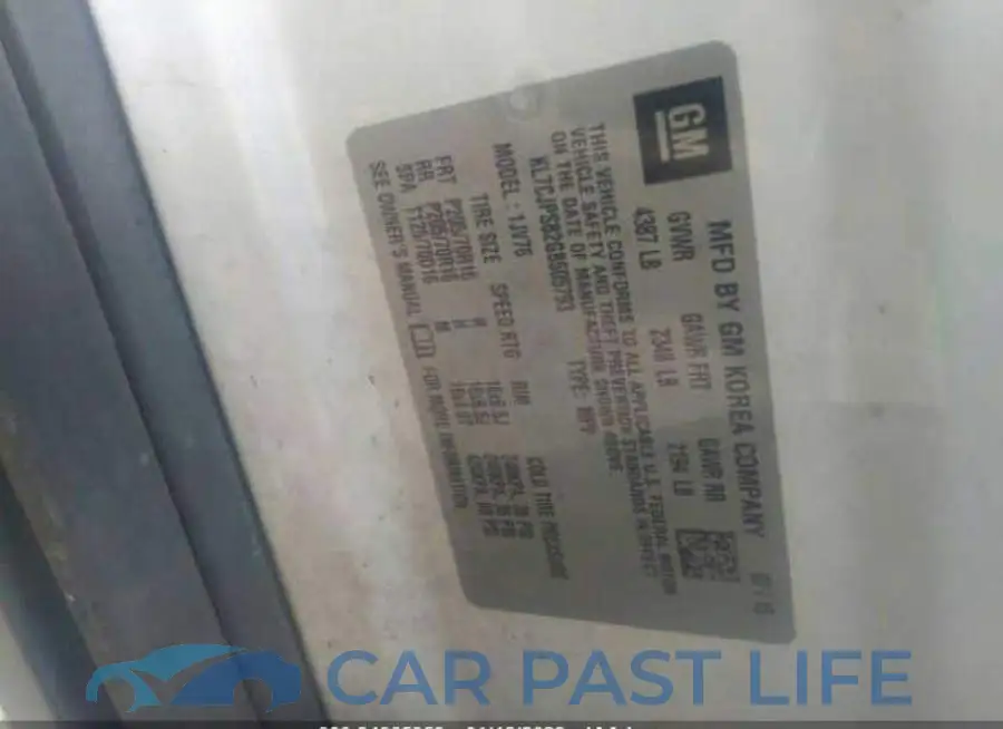 KL7CJPSB2GB505793# 9