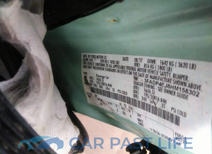 3FADP4EJ8HM158302# 9