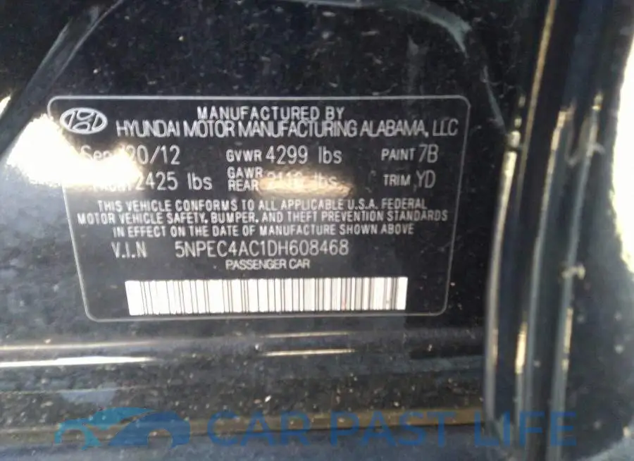 5NPEC4AC1DH608468# 9