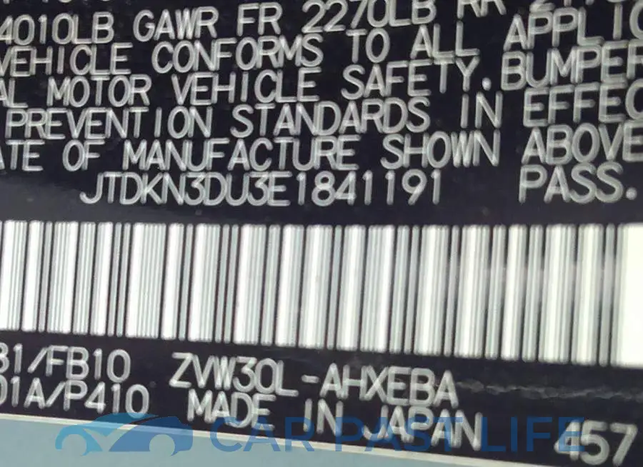 JTDKN3DU3E1841191# 9