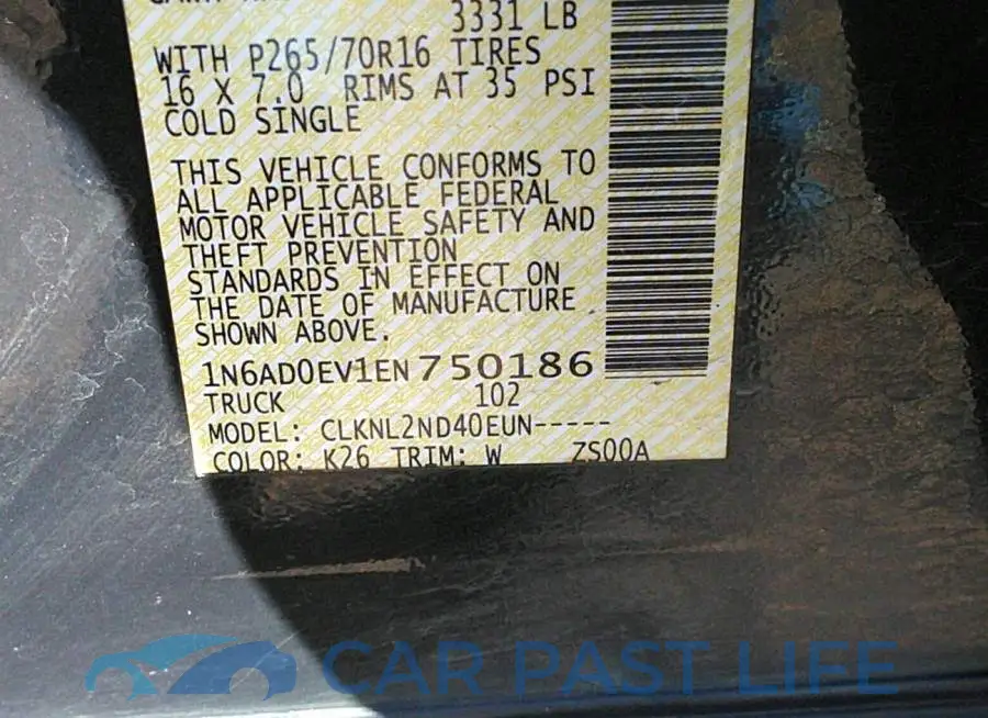 1N6AD0EV1EN750186# 9