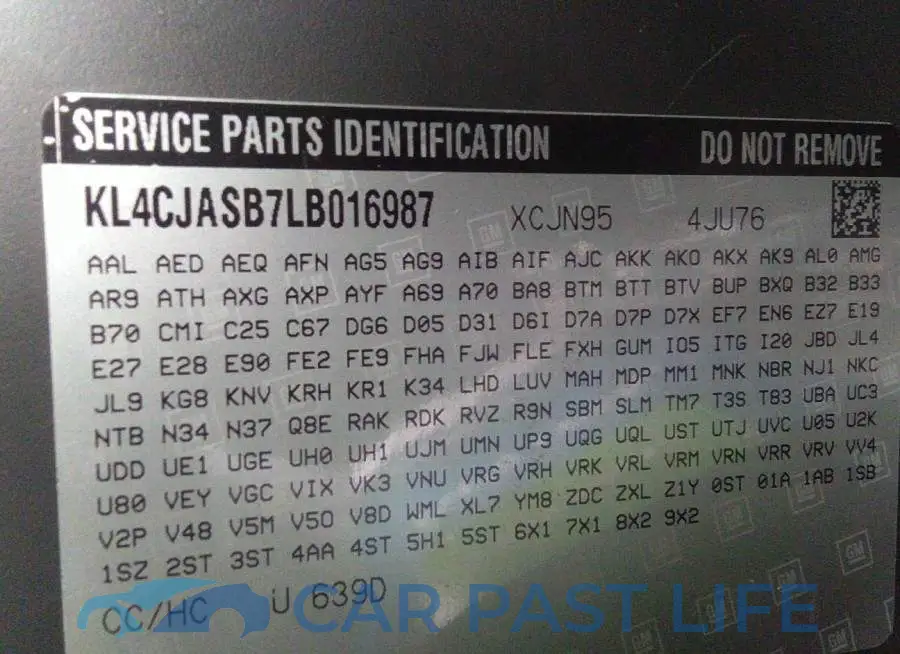 KL4CJASB7LB016987# 9