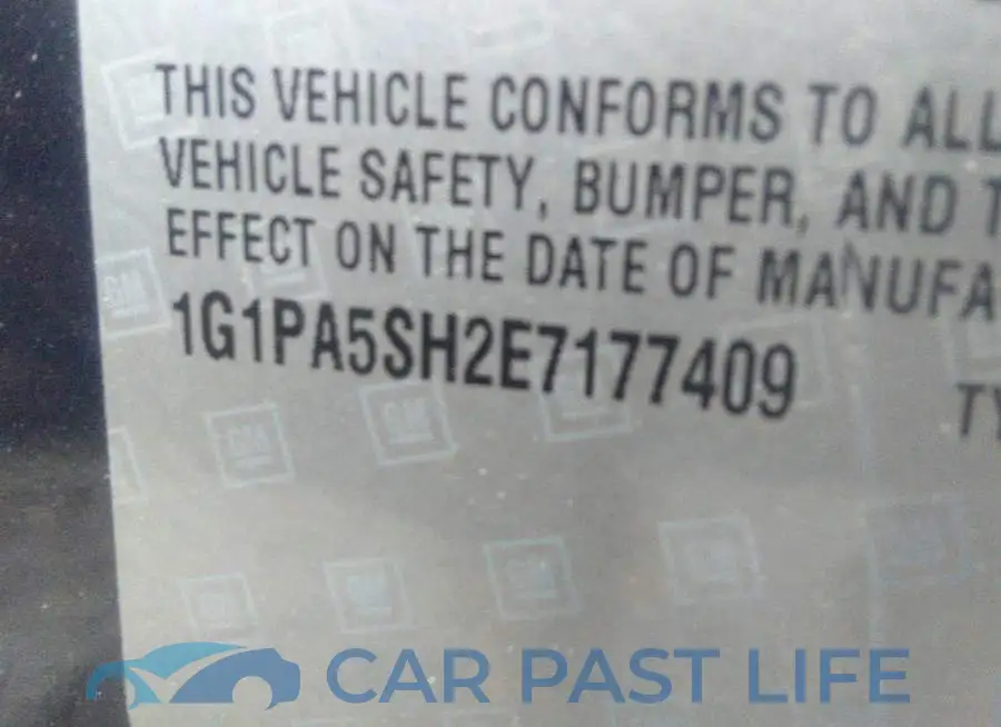 1G1PA5SH2E7177409# 9