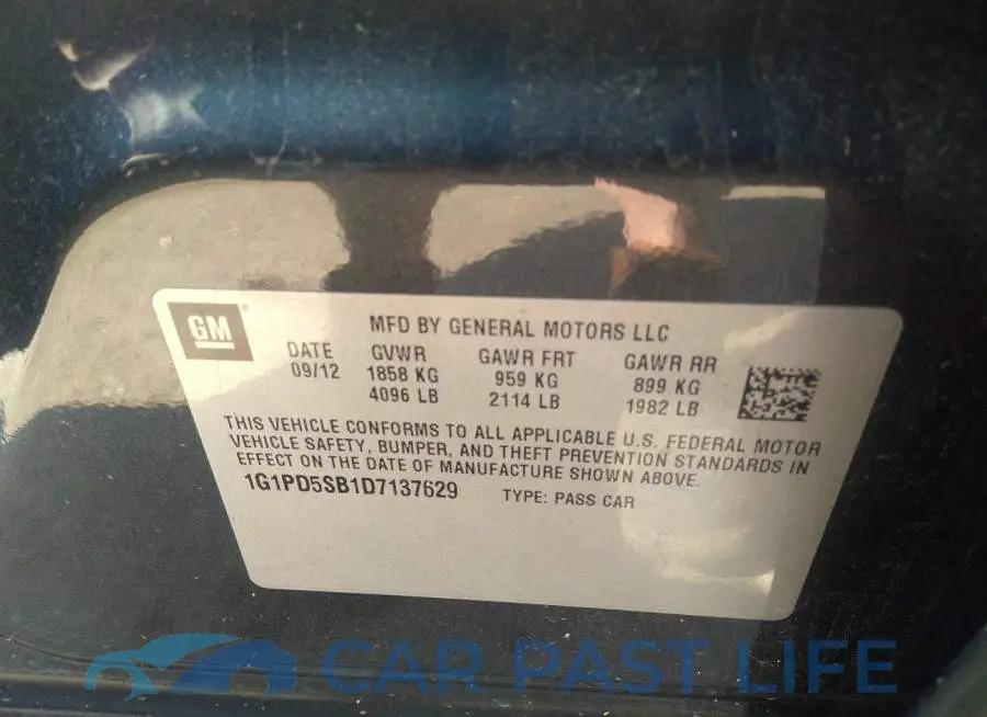 1G1PD5SB1D7137629# 9