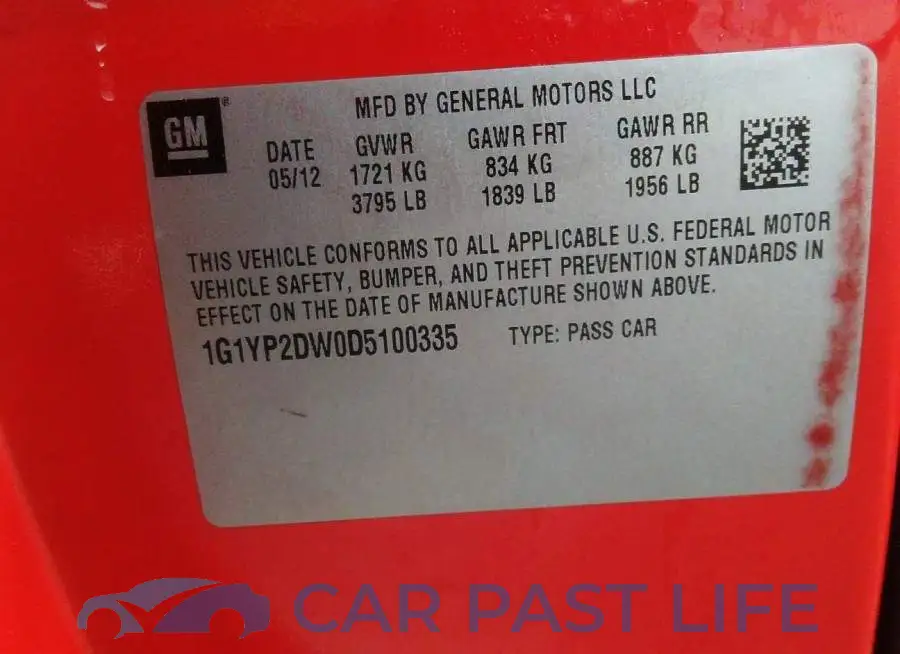 1G1YP2DW0D5100335# 9