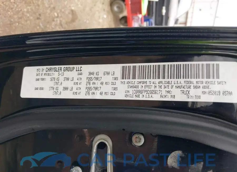 1C6RR6FP9DS656171# 9